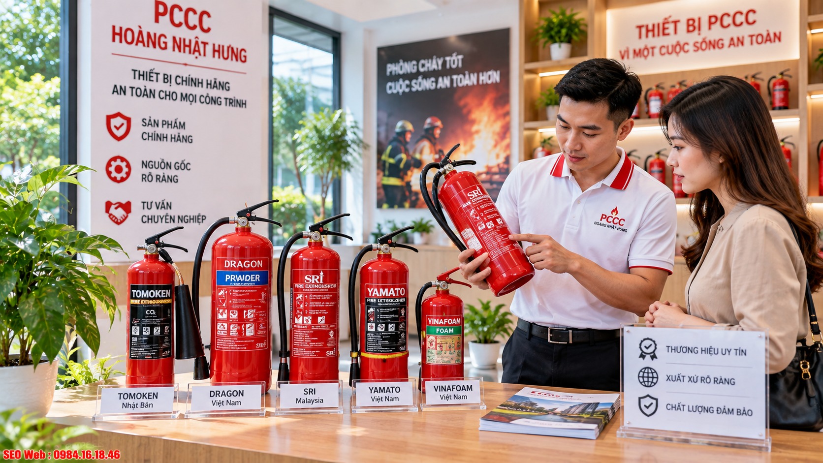 Chọn thương hiệu bình chữa cháy có nguồn gốc rõ ràng