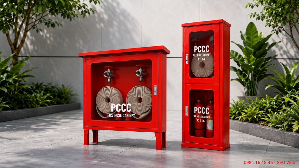 Ứng dụng tủ chữa cháy tại nhà xưởng, chung cư và công trình