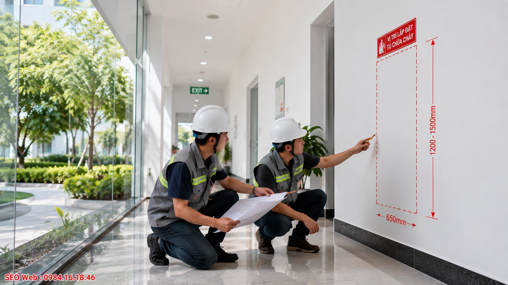 Vị trí lắp đặt ảnh hưởng trực tiếp đến giá tủ chữa cháy