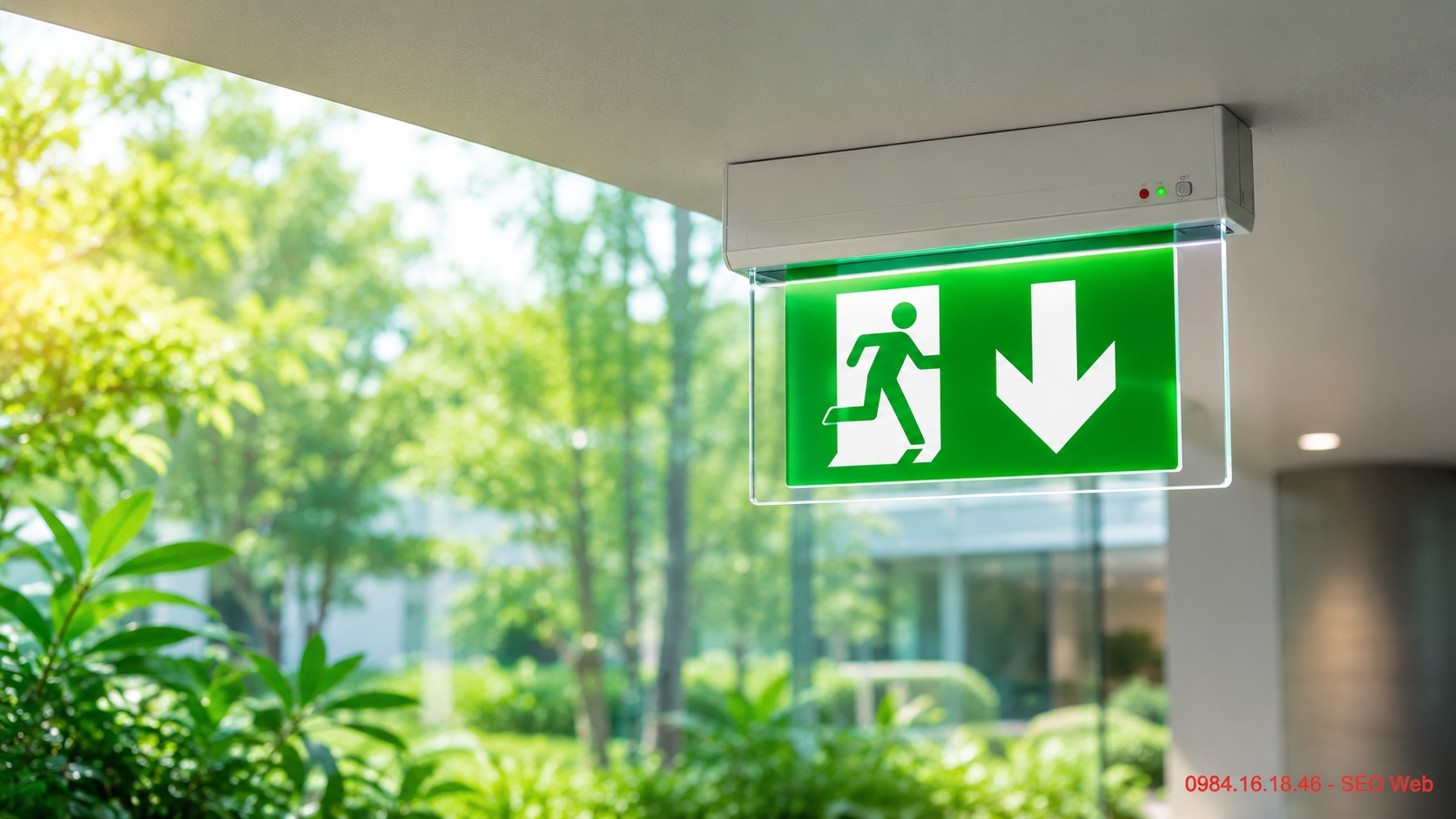 Xác định nhu cầu sử dụng đèn Exit theo diện tích và môi trường công trình