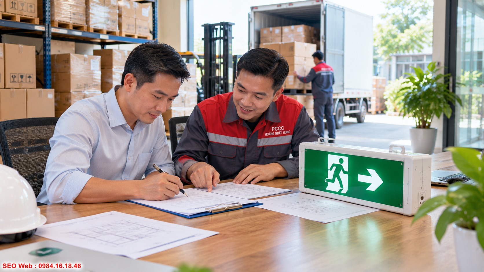 Chuẩn bị đầy đủ thông tin trước khi ký hợp đồng mua đèn Exit Hợp đồng rõ ràng giúp thống nhất sản phẩm giá bán và tiến độ giao