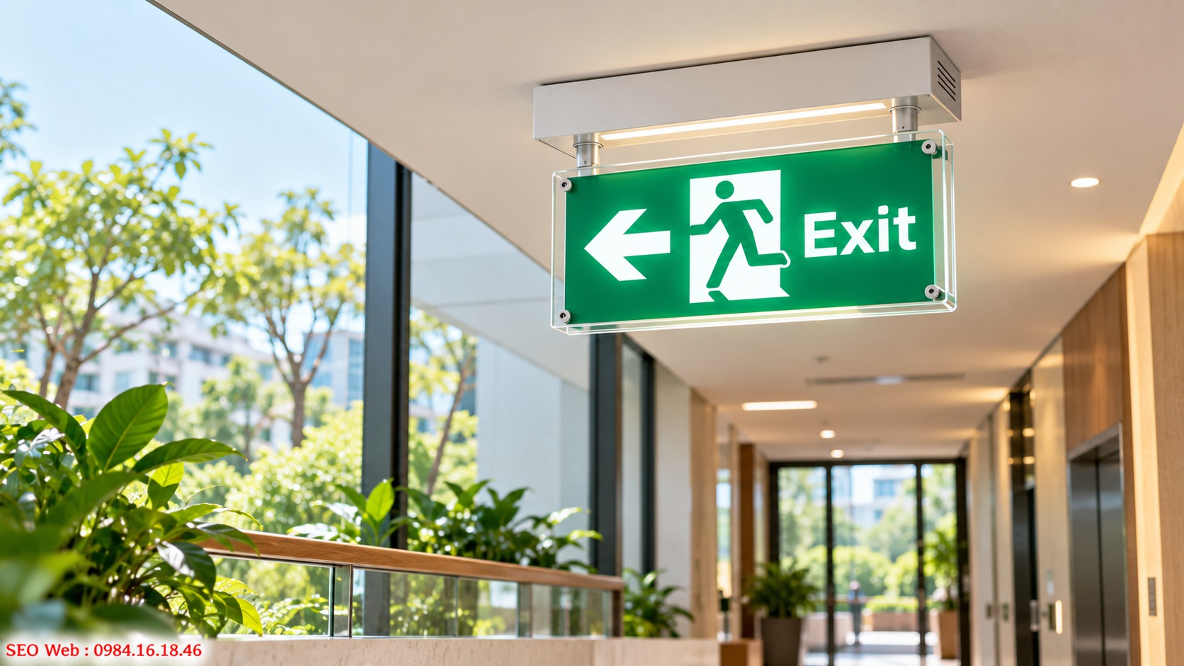 Các dòng đèn Exit có cấu tạo và khả năng hiển thị khác nhau
