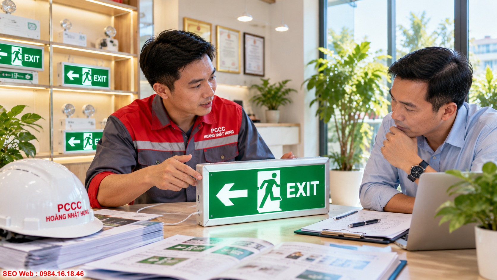 Kiểm tra năng lực nhà cung cấp trước khi mua đèn Exit số lượng lớn Kinh nghiệm cung ứng giúp đánh giá khả năng đáp ứng đơn hàng đèn Exit