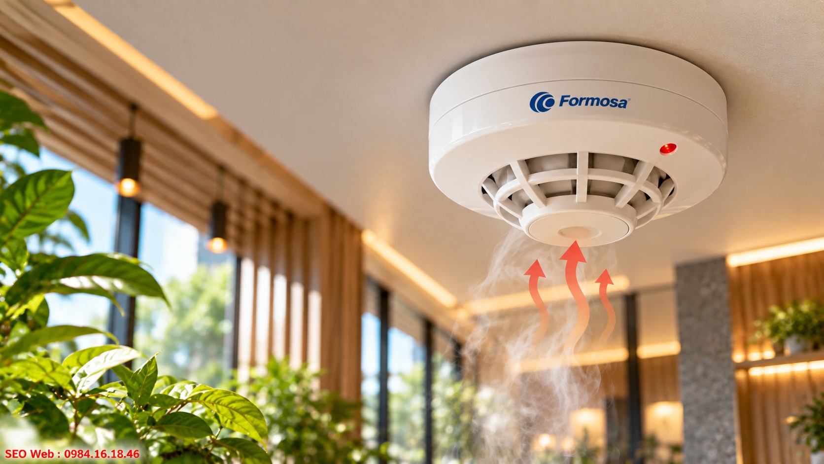 Cảm biến nhiệt Formosa truyền tín hiệu cảnh báo nhanh về trung tâm