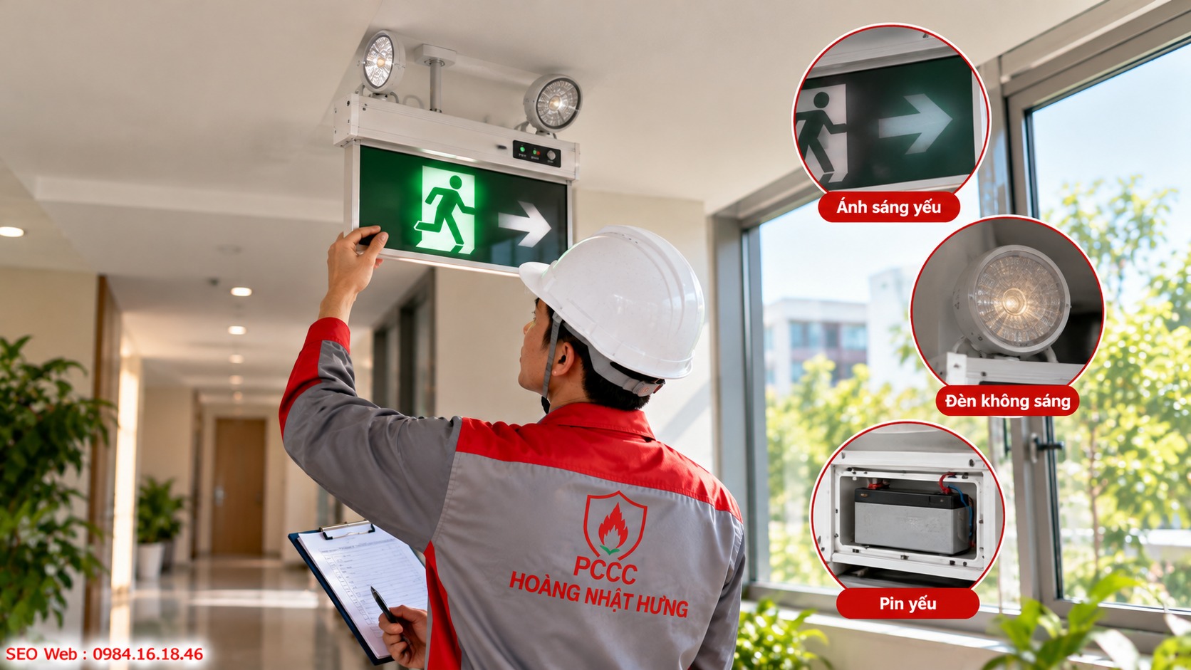 Đèn yếu hoặc không sáng cảnh báo thiết bị cần bảo dưỡng