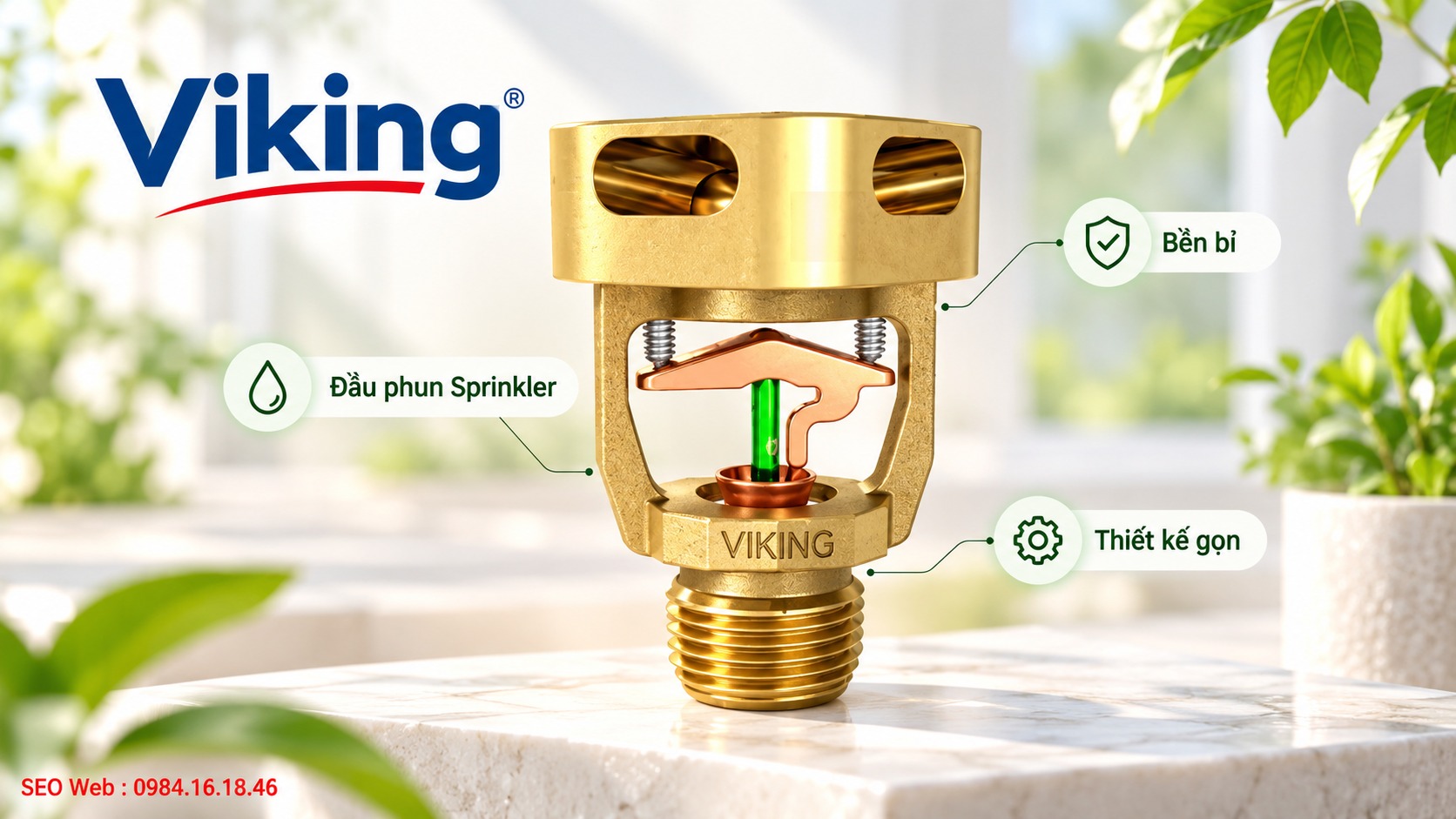 Đầu phun sprinkler Viking đa hướng VK660 Đầu phun sprinkler Viking đa hướng VK660
