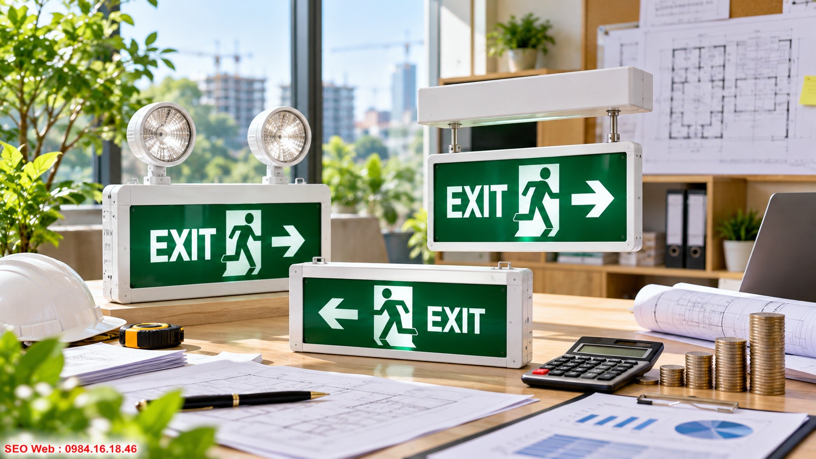 Tính toán ngân sách hợp lý trước khi đặt mua đèn Exit số lượng lớn Lập ngân sách giúp kiểm soát chi phí mua đèn Exit cho toàn công trình