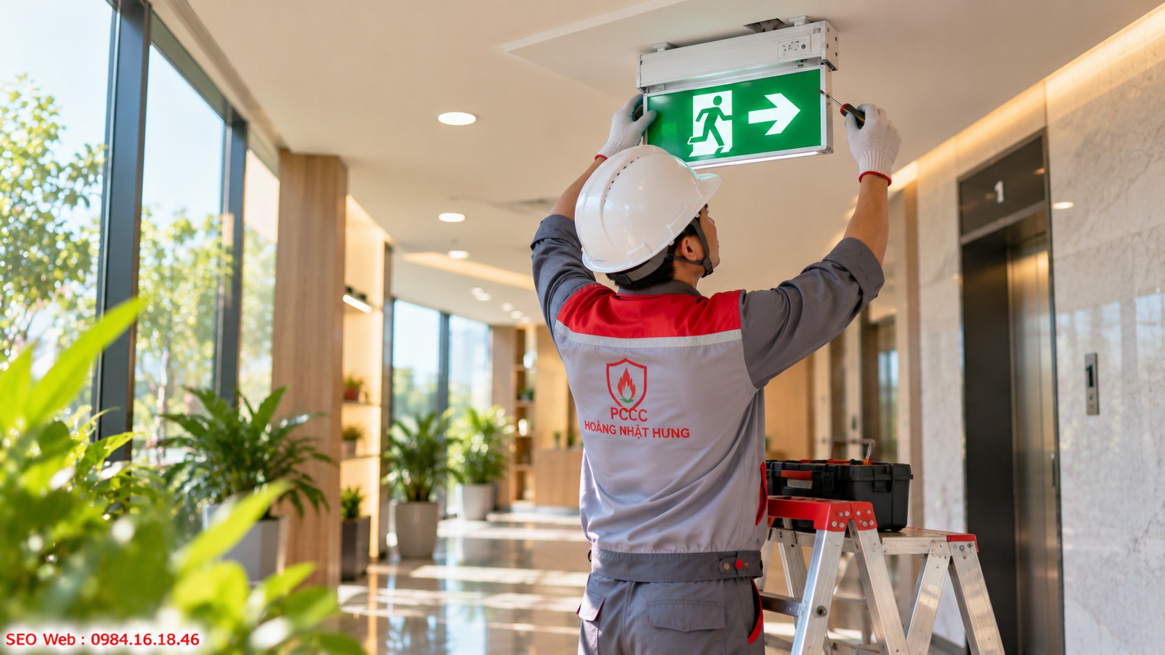 Bảo dưỡng định kỳ giúp đèn Exit duy trì khả năng hiển thị
