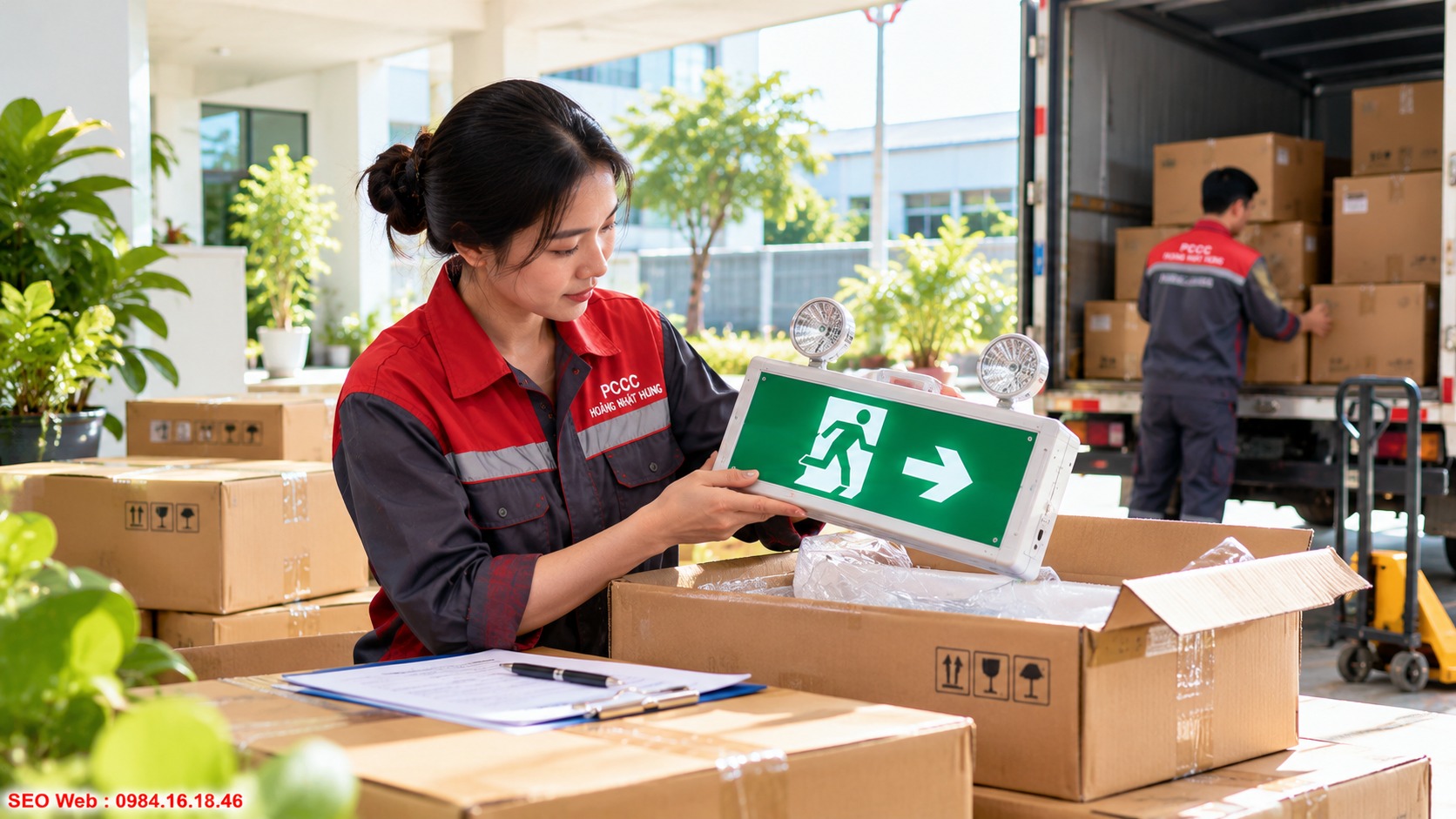 Những hạng mục cần kiểm tra khi doanh nghiệp tiếp nhận đèn Exit Kiểm tra ngoại quan và vận hành giúp phát hiện sản phẩm lỗi sớm