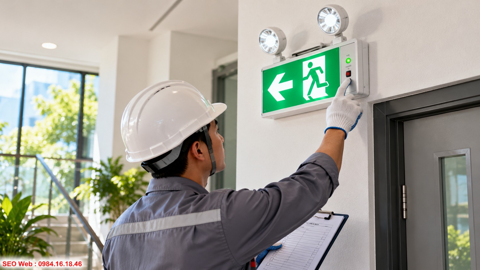 Kiểm tra vận hành giúp bảo đảm đèn Exit hoạt động tốt khi mất điện Thử nghiệm thực tế giúp đánh giá độ sáng và thời gian lưu điện