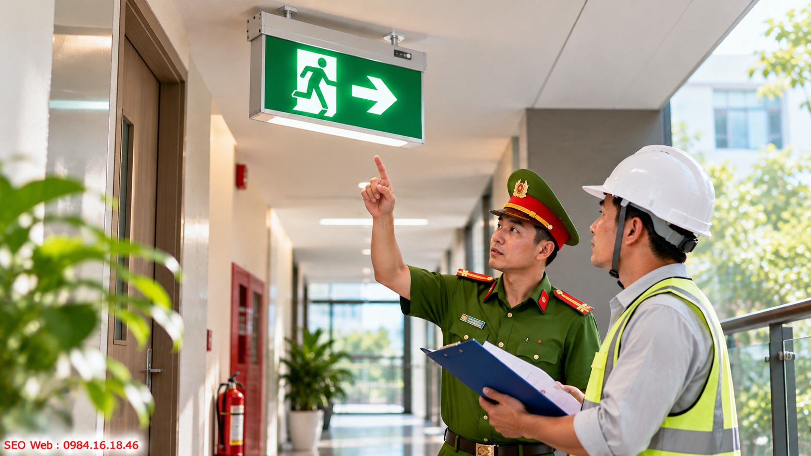 Yêu cầu kỹ thuật cần tham khảo khi trang bị đèn Exit công trình Tiêu chuẩn Việt Nam hướng dẫn bố trí và kiểm tra chỉ dẫn thoát nạn