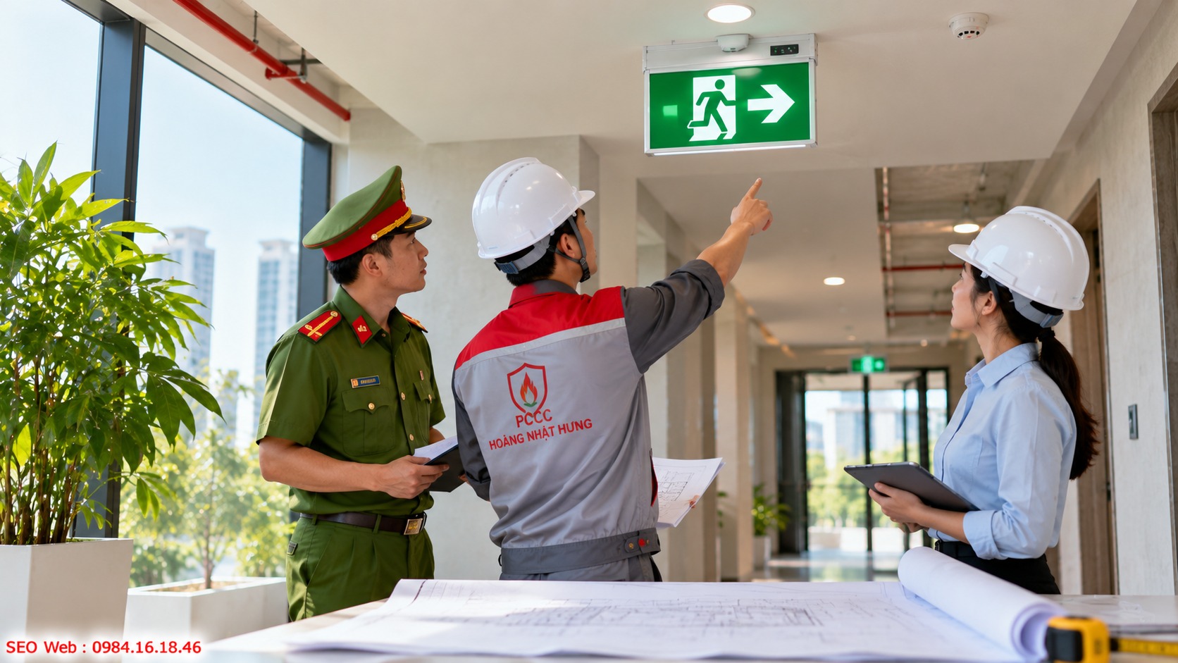 Tiêu chuẩn kỹ thuật định hướng bố trí biển chỉ dẫn thoát nạn
