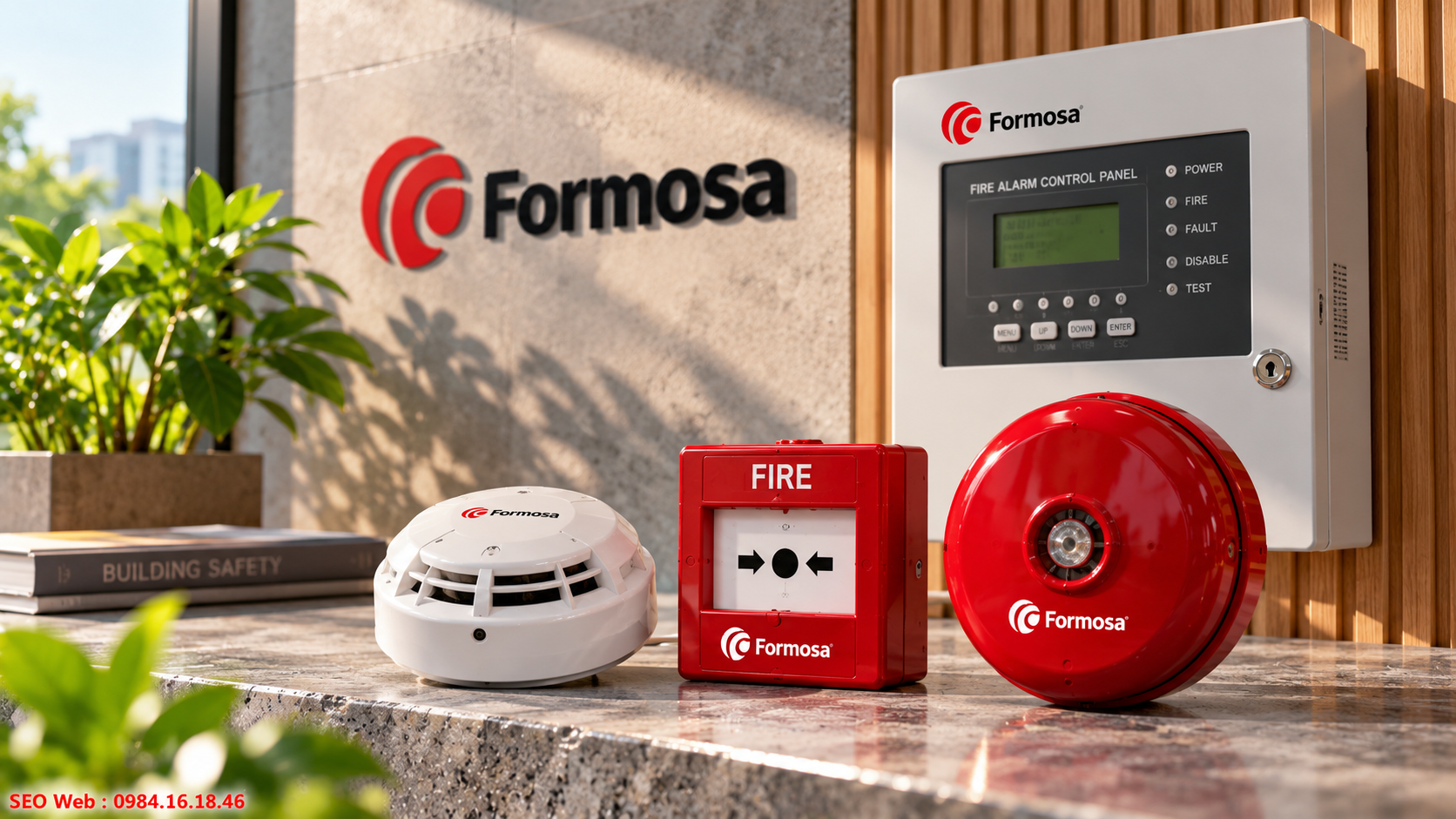 Hệ thống Formosa giúp cảnh báo cháy nhanh chóng tại nhiều công trình