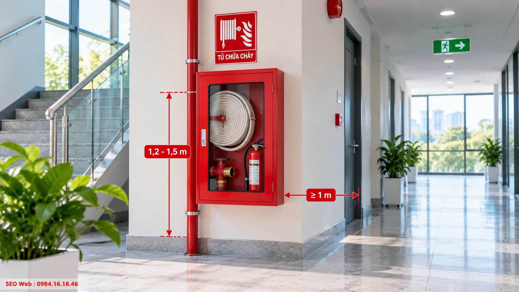 Thông số vị trí lắp đặt tủ chữa cháy thuận tiện và an toàn
