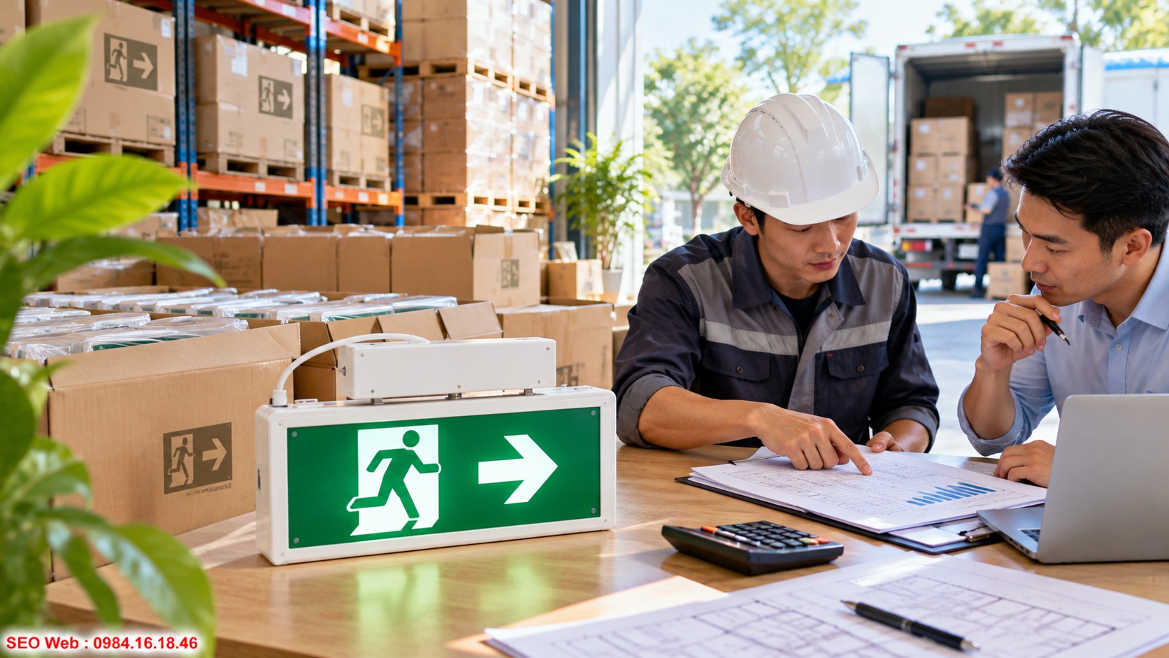 Tối ưu ngân sách khi doanh nghiệp đặt mua đèn Exit với số lượng lớn Chiết khấu và phương án giao hàng giúp doanh nghiệp giảm tổng chi phí