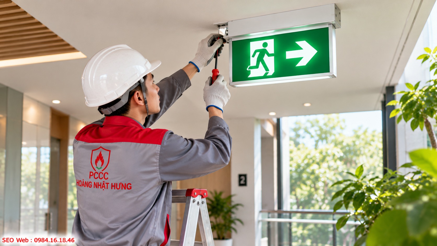 Các khu vực quan trọng cần lắp đèn Exit để hỗ trợ sơ tán Bố trí đúng vị trí giúp biển chỉ dẫn luôn dễ quan sát